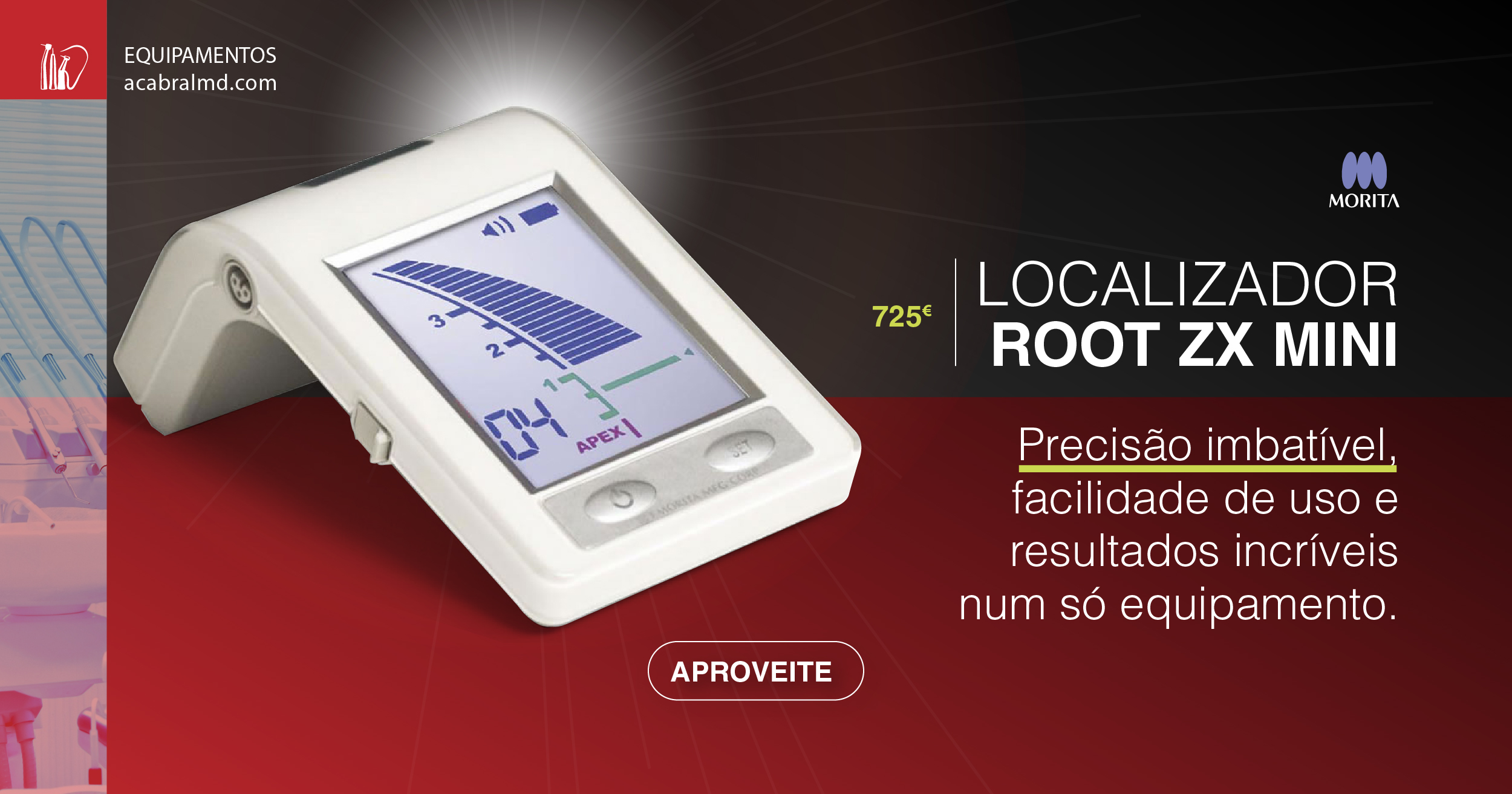 Localizador Root ZX Mini | Augusto Cabral | Material Dentário Lda.