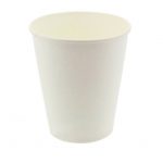 Copos de papel brancos